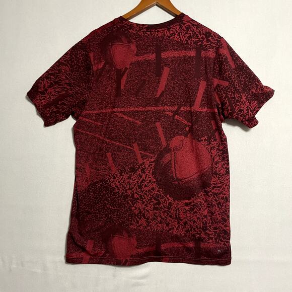 Jordan Men's Nike Dri-FIT Oklahoma Sooners Short Sleeve Red Tee - Size L - Picture 2 of 7